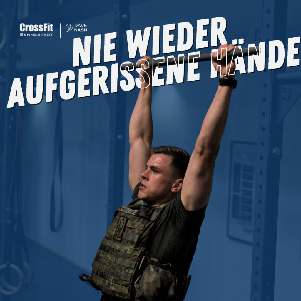 Nie wieder aufgerissene Hände
