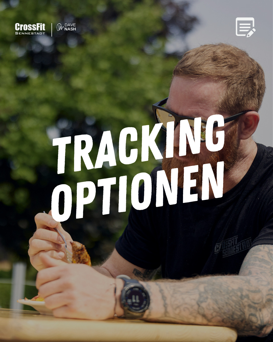 Nutrition Tracking Optionen