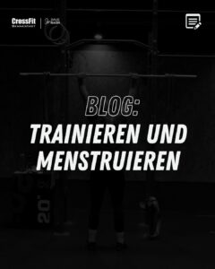 Trainieren und Menstruieren