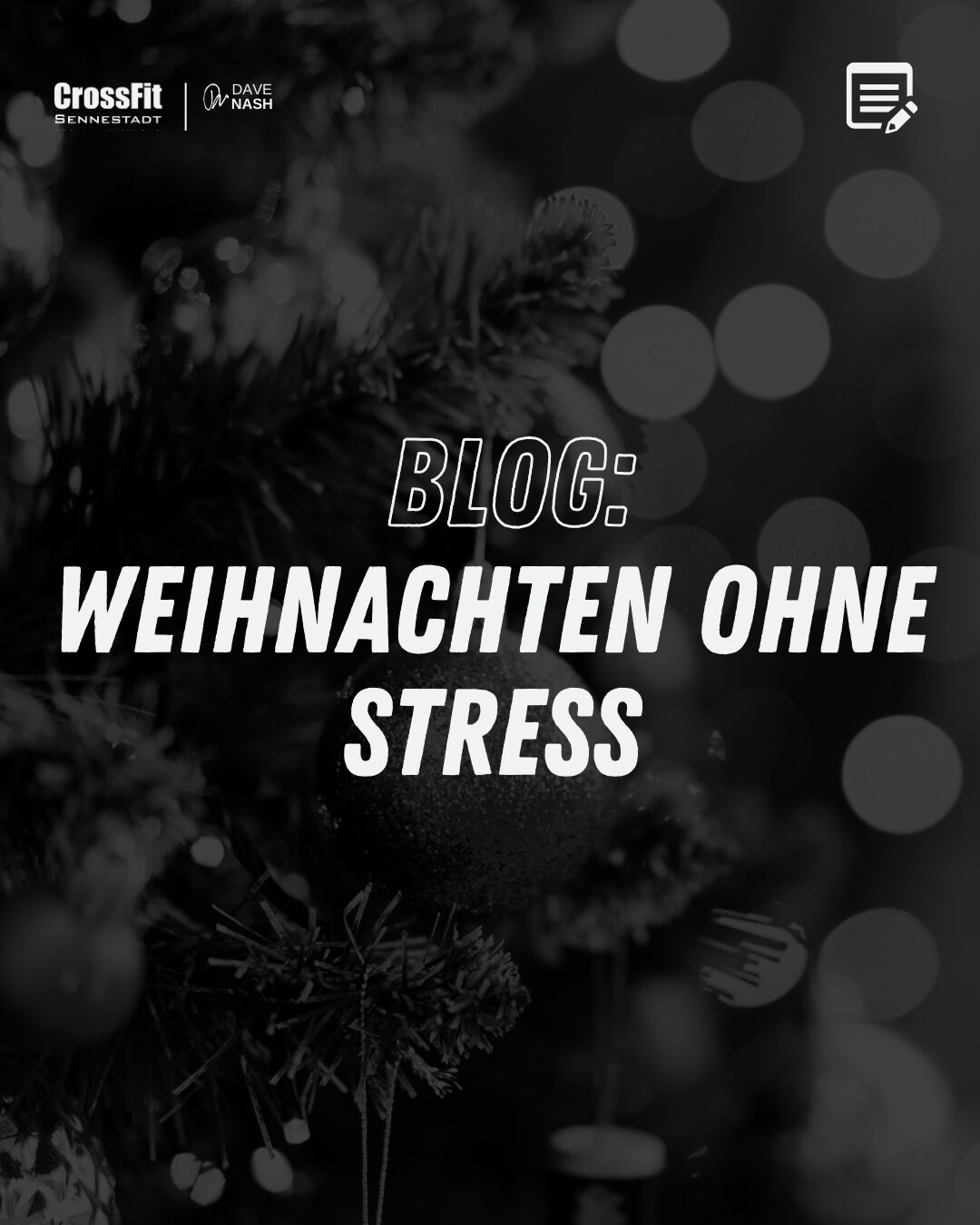 Weihnachten ohne Familienstress